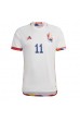 Fotbalové Dres Belgie Yannick Carrasco #11 Venkovní Oblečení MS 2022 Krátký Rukáv